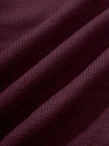 EMERY ROSE 2 st kvinnor casual långärmad tröja och byxor set - Rödviolett - Visa 3