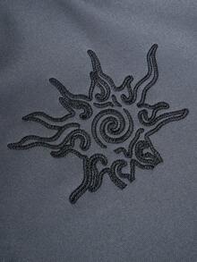 PAVTROS 2 件男士连帽运动衫和抽绳阔腿裤套装，秋冬装