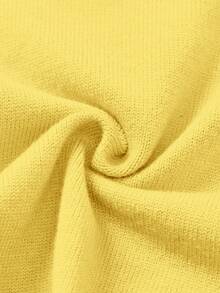 SHEIN Baby Peter Pan Collar Long Sleeve & Pants Casual Loose Pullover Sweater Set Autumn Winter Clothes FoGirlen