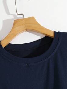 Franclia Vintage Print T-Shirt And Wide Leg High Waist Loose Pants Set