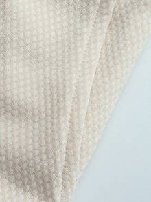 Manfinity Homme Plus Size Men Summer Casual T-Shirt And Shorts Set Cream Outfit Men Men 2 Piece Set Men Two Piece Set Summer Men Two Piece Casual Short Sets Men Co Ord Set - Beige - View 6