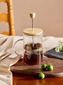 Cirelle 法式压滤咖啡机，手动冲泡设计，适合旅行，非常适合制作咖啡、茶和奶泡，方便家庭和办公室使用，不锈钢滤网，硼硅酸盐玻璃 | 法式压滤咖啡机，法式压滤壶，法式压滤套装，法式压滤咖啡工具