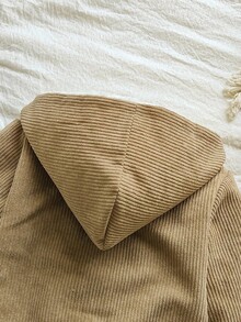 Vintaside Kids 男宝宝秋冬长袖连帽时尚休闲羊毛外套，适合寒冷季节、居家、休闲、户外活动、与朋友聚会