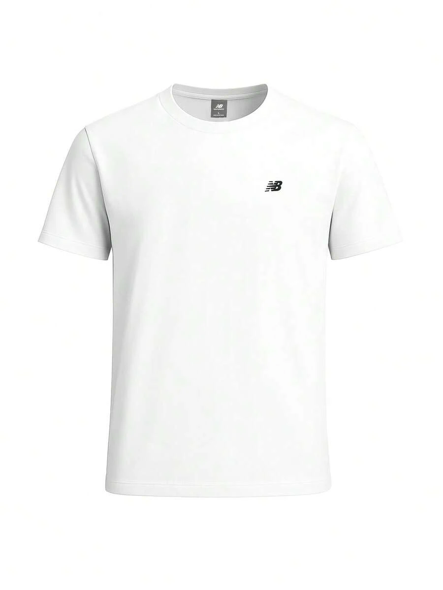 New Balance Men's T-Shirts White - White - View 1