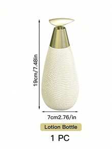 Cirelle 1 peça dispensador de sabonete de cerâmica, dispensador de sabonete líquido reutilizável, criativo e retrô, perfeito para decoração de cozinha e banheiro - Multicolorido - Ver 5