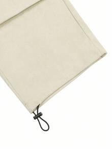 Claim Dot 男士宽松纯色休闲灯芯绒工装裤，多功能户外降落伞裤/慢跑裤，秋冬款