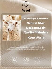 Ontre Wool Material Khaki Women's Blazer Jacket, Long Sleeve Suit, Wool Blend, Business/Casual Commute, Minimalist Design, Leisure Style, Autumn Wear, 2025 New Collection, Business Casual, Vintage, Back To School Modern Urban Casual Fashion Business Casual Women's Office Wear Low-Key Old Money Style Effortless Temperament High-End Urban Commuting High-Quality Airport Women's Wear High-End Material - Khaki - View 6