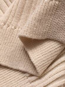 Dazy Plus 2pcs Contrast Color Patchwork Cardigan Elegant Short Knit Sweater Set, Autumn/Winter