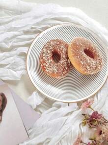 1/2/5 件波西米亚纱布 71 英寸长粗棉布桌旗，半透明粗棉布浪漫 35 英寸宽桌布，适用于婚宴新娘节日生日情人节派对桌餐厅梳妆台装饰、家居装饰、场景装饰 - 白色 - 查看 2