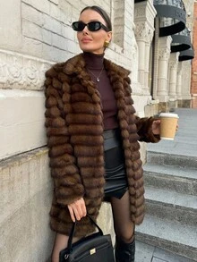 Lavishia 拼色罗纹立领开衫，时尚街头风，适合秋冬 - 彩色 - 查看 5