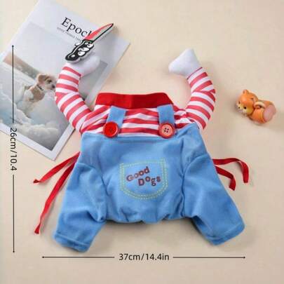 Disfraz para mascotas para perros - Divertido atuendo de cosplay para Halloween, Navidad y fiestas, adecuado para perros pequeños y medianos