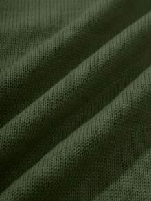 EMERY ROSE Women's Casual Solid Color Turtleneck Sweater And Knit Pants 2 Pieces Set, Autumn/Winter