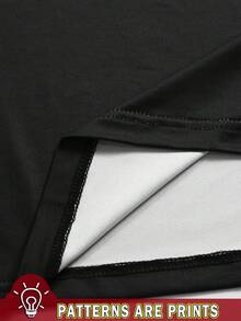 Manfinity Dauomo Herren Mode T-Shirt mit Cartoon Augen Ausdruck Muster