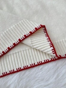 Elamini Women's Casual Lobster Pattern Jacquard Knit Sweater, Autumn/Winter