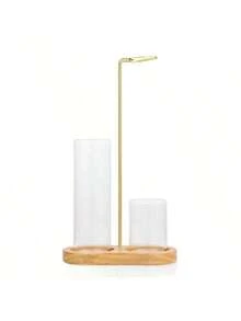 2 In 1 Incense Holder For Sticks, Anti-Ash Flying Incense Burne With Glass Ash Catcher And Incense Sticks Organizer For Meditation Yoga Spa Home Decor