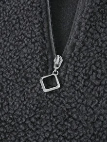 HIMLAND Men's Casual Knitted Sherpa Lined Slim Fit Hoodie, Suitable For Everyday Wear Men Sweater Hoodie Mens Hoodies Casual Mens Hoodies Pullovers Hoodie Zipper Mens Hoodie Men Hoodies Pullovers Hoody For Men