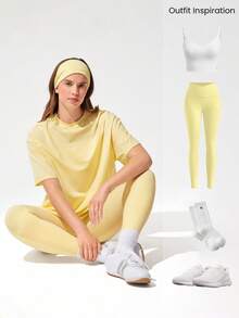 GLOWMODE 比马棉男女款短袖圆领超大T恤日常休闲春夏