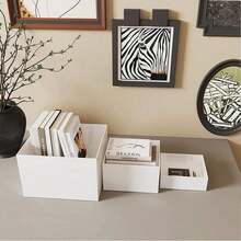 白色亚克力自助食品展示架，镂空底部亚克力多功能支架，适用于早午餐、自助餐、婚礼、派对、生日派对、浪漫婚礼、迎婴派对、新娘送礼会、甜品台、艺术展（请慎重选择合适的套装，产品有详细尺寸标注，套装尺寸有大号和小号可选） - 白色 - 查看 2