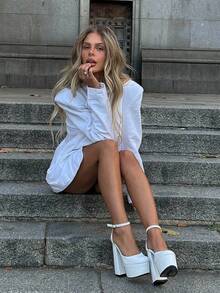 Cuccoo CUCCOO LuxiPop Tacones altos con plataforma impermeables de tacón grueso y sexy para mujer, adecuados para Halloween, Navidad, fiestas y salidas nocturnas