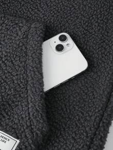 HIMLAND Men's Casual Knitted Sherpa Lined Slim Fit Hoodie, Suitable For Everyday Wear Men Sweater Hoodie Mens Hoodies Casual Mens Hoodies Pullovers Hoodie Zipper Mens Hoodie Men Hoodies Pullovers Hoody For Men