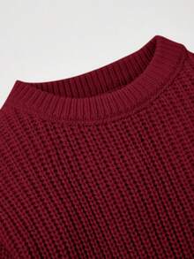 Cozy Pixies Maglione casual con collo a giro, maniche lunghe, per neonati in autunno/inverno