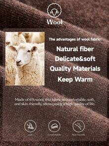 Ontre 2025 新款秋冬女式两件套毛衣套装，深棕色针织开衫配纽扣，适合万圣节、圣诞节、办公室、专业、度假派对、客人、返校、教师，无袖柔软羊毛 V 领针织上衣和背心套装