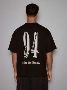 Musero Short Sleeve Boxy Fit Graphic T Shirt Summer Autumn/Fall