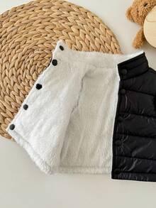 SHEIN Newborn Baby Boy Cute Knitted Colorblock Long Sleeve T-Shirt Set, Versatile For Autumn/Winter - Green - View 5