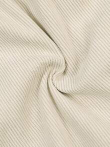 Claim Dot 男士宽松纯色休闲灯芯绒工装裤，多功能户外降落伞裤/慢跑裤，秋冬款