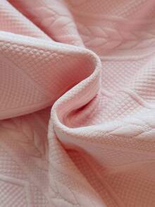 Vintaside Kids Mädchen Sweatkleid Tween mit rosa diamantförmigem Jacquard-Rundhalsausschnitt in Knielänge, geeignet für tägliches Einkaufen, gemütliches Fernsehen zu Hause, Nachmittagstee mit besten Freunden und Teilnahme an gemütlichen Familientreffen.