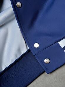 Aesthetic Post--Men's Casual Letter Print Jacket, Autumn