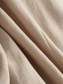 Franclia Women Solid Color Simple Daily Long Sleeve Suit Jacket - Apricot - View 9