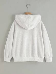 Resyla Sweat-shirt à capuche casual pour femmes, convenant à l'automne/hiver, la photographie, la rentrée scolaire, le style coréen, le sport, le port quotidien, les sorties