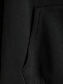 Franclia 女式秋季连帽运动衫，采用红心刺绣设计，适合外套、返校、冬季上衣、摄影、度假和旅行服装，时尚必备 - 黑色 - 查看 4