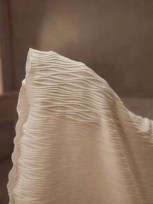 MOTF PREMIUM Damen Stehkragen Strukturiertes Slim Fit Basis T-Shirt - Khaki - Übersicht 8