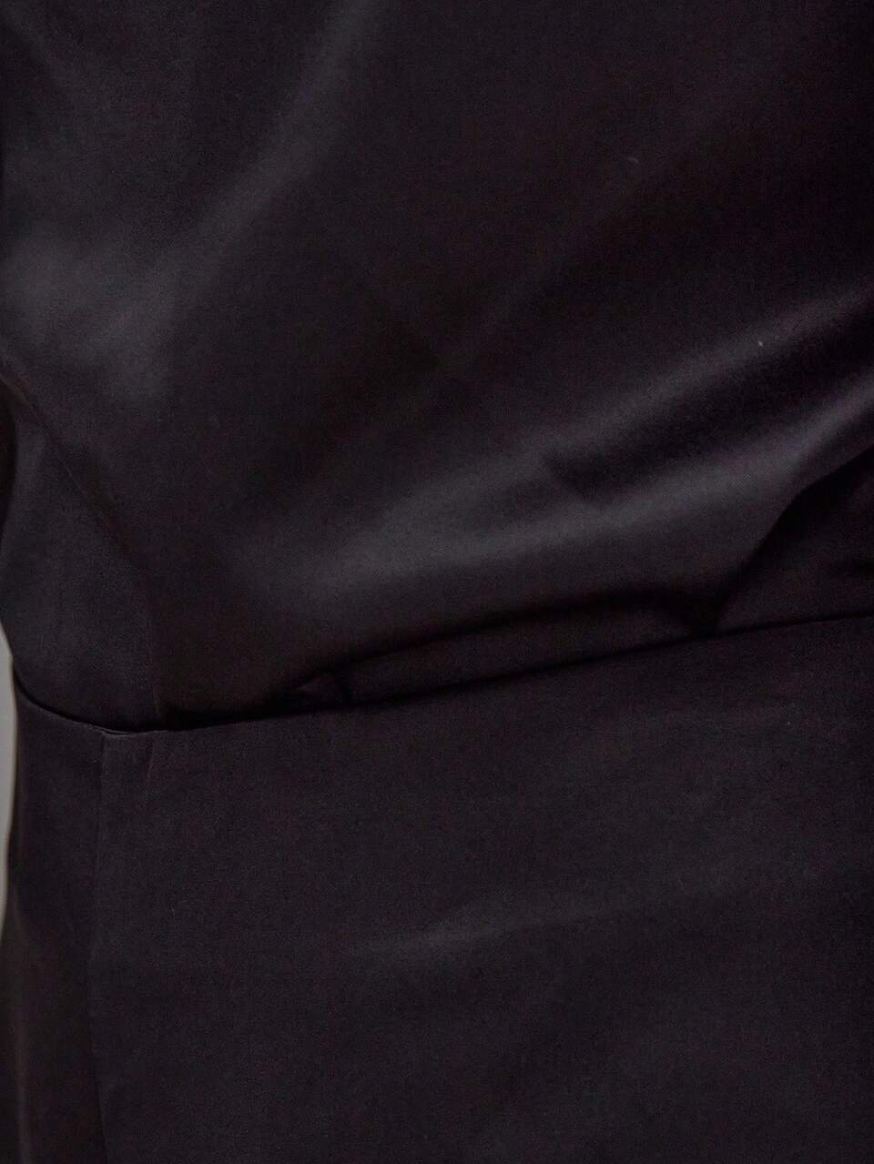 Satin Bandeau Floaty Fit Longline Top Only Streetwear Classy Casual Sexy Going Out Fall Autumn Toffee Spring Summer Festival Holiday