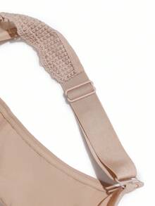 DesireSculpt شعور ناعم ومريح، تطريز فرنسي رومانسي بنقشة قطرات المطر على شبكة، كأس قطن قطني مزدوج الطبقة منفذ للهواء، تزيين بتصميم زهري، أشرطة قابلة للتعديل واسعة، رفع وتعزيز، حمالة صدر كبيرة الحجم مع سلك داخلي للنساء