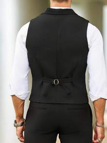 Manfinity Mode Men Double Breasted Waistcoat Without Shirt