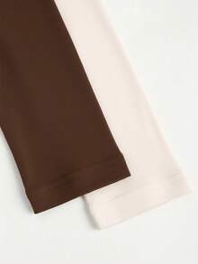 Sweetra Women's Solid Color Y2K Sexy Mock Neck Ruched Long Sleeve T-Shirt