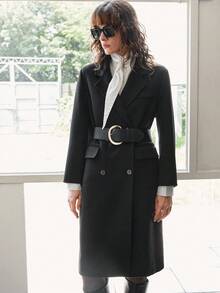 Ontre Îmbrăcăminte practică și versatilă pentru femei 2025, cămașă din bumbac pentru sărbători, guler supradimensionat cu mânecă lungă, ținută casual la modă de zi cu zi, design cu cravată și guler extra lung, cămașă casual business din bumbac pur pentru femei, ținută casual elegantă cu mânecă lungă și guler exagerat alb