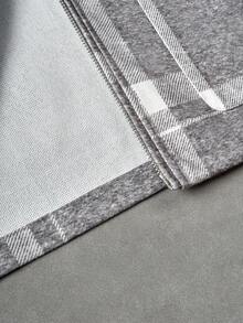 Manfinity Hypemode Men's Casual Plaid Overcoat, Autumn/Winter - Multicolor - View 8