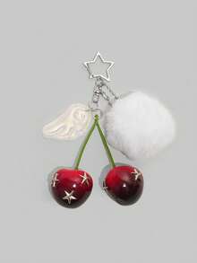 ROMWE Kawaii 包袋饰物 - 紅色 - 查看 8