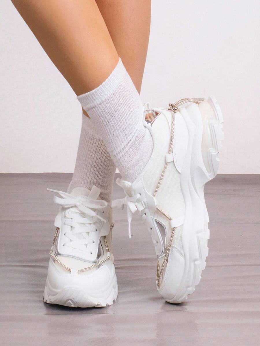 Women Casual Shoes - 白色 - 查看 1
