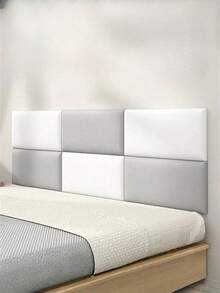 1 Piece 20cmx40cm Self-Adhesive 3D Wall Pad – Anti-Collision Soft Board, Suitable For Bedroom & Corridor Decoration, Easy To Install