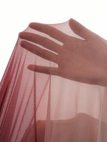 MaterniChic Ombre Long Sleeve Fitted Maternity Dress For Party & Gathering Autumn/Winter Long Party Dresses Pregnancy Photoshoot Dress Elegant Party - Red - View 7