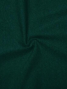 Slaydiva 2 件套女士休闲基本款秋冬圆领长袖紧身短款上衣和抽绳松紧腰紧身裤套装 - 墨綠色 - 查看 7