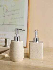 Cirelle 1PC High-End Hotel Soap Dispenser European Shampoo And Shower Gel Refill Bottle Resin Hotel Press Bathroom Bottle Suitable For Home Use - Multicolor - View 1