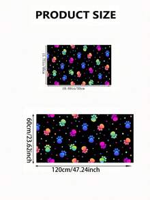 1 pièce Tapis d'alimentation pour animaux de compagnie avec imprimé de patte coloré, tapis de bol à nourriture pour chien/chat à haute absorbance et séchage rapide, tapis de propreté pour animaux de compagnie facile à nettoyer avec un dos en caoutchouc antidérapant, convient pour toutes les saisons, tapis de cage pour animaux de compagnie - Multicolore - Voir 7