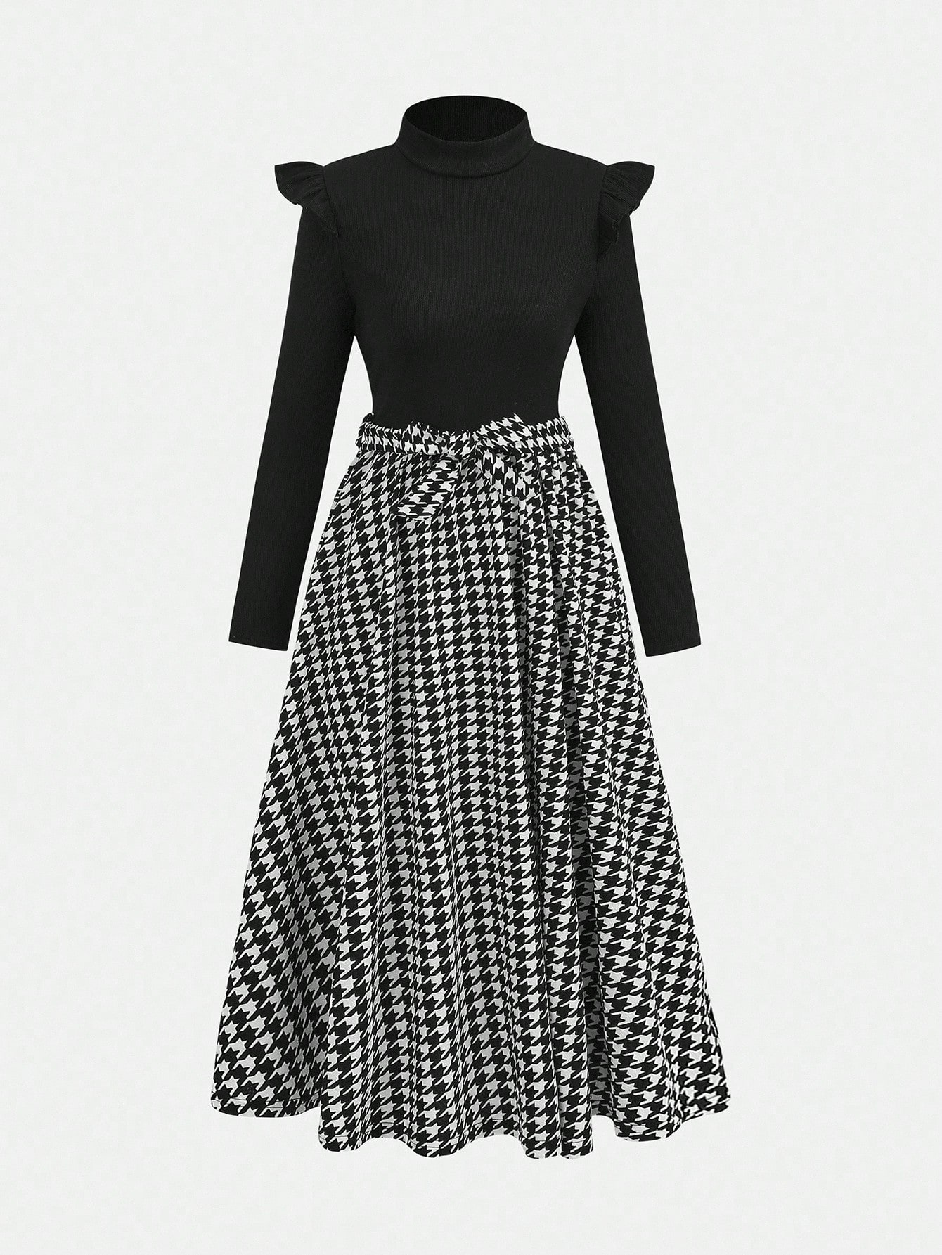 فستان بناتي أنيق للتنقل اليومي، أكمام متدلية، نمط...