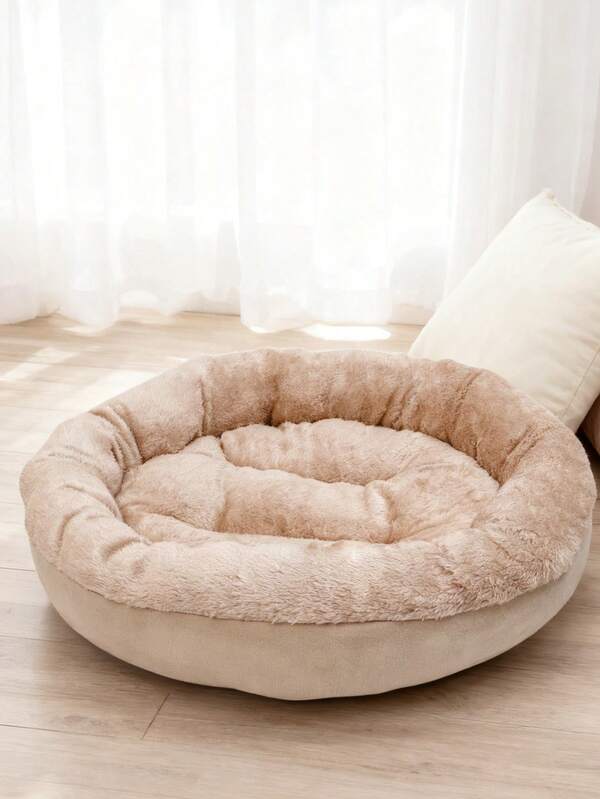 PETSIN 1 Plush Warm And Thickened Circular Pet Nest, Suitable For The Fall And Winter Pet Bed Pet Mat, Suitable For Small And Medium-Sized Dogs And Cats Cat Nest, Doghouse